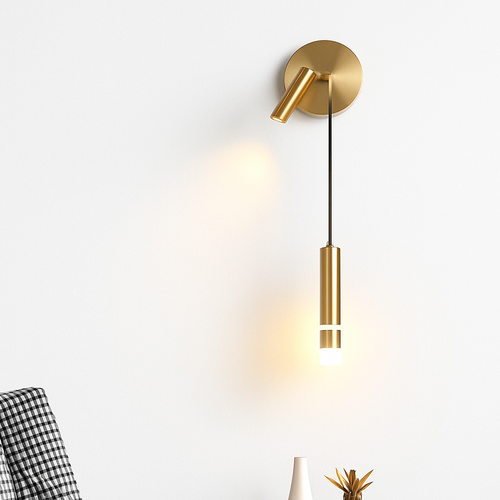 Applique murale LED nordique à Double tête réglable - vue 2 sur 15