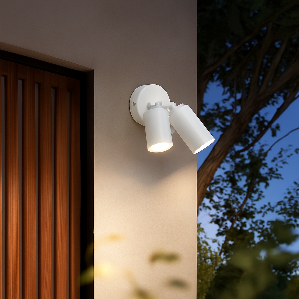 applique murale led nordique double tête rotative pour lecture et étude - vue 5 sur 10