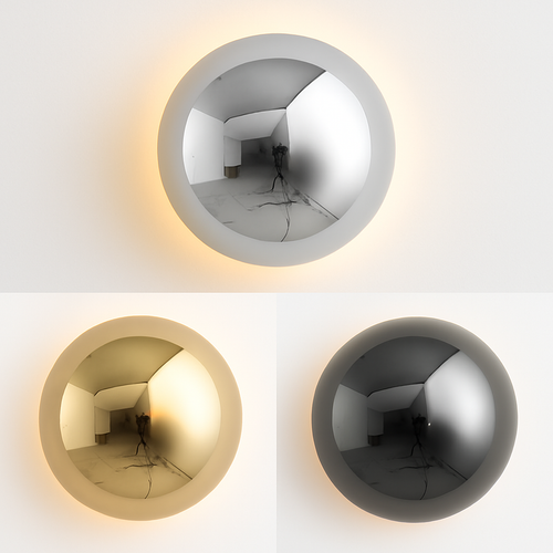 applique murale led nordique en fer et acrylique décorative moderne - vue 4 sur 12