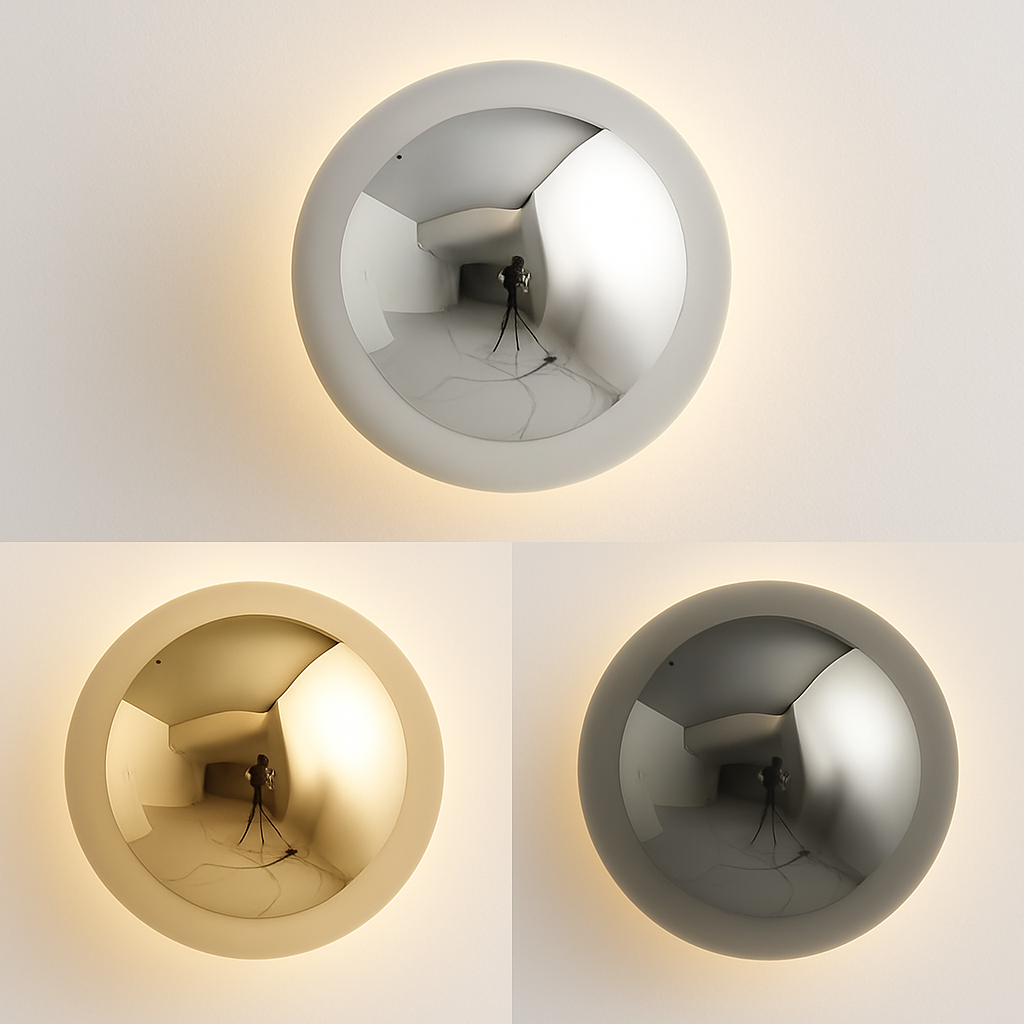 applique murale led nordique en fer et acrylique pour décoration intérieure - vue 3 sur 12
