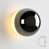 applique murale led nordique en fer et acrylique pour décoration intérieure