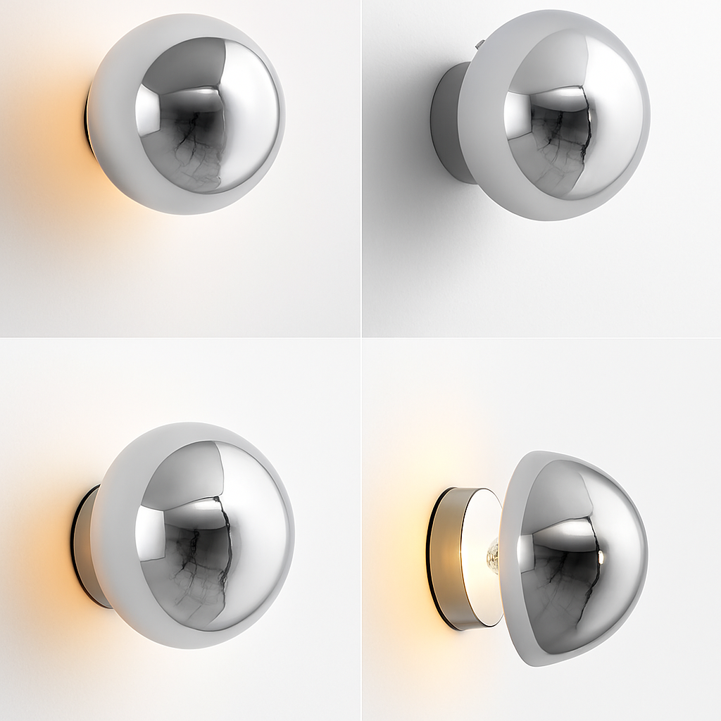 applique murale led nordique en fer et acrylique pour décoration intérieure - vue 6 sur 12