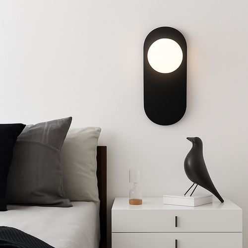 Applique murale LED ovale en métal Katalea - vue 5 sur 7
