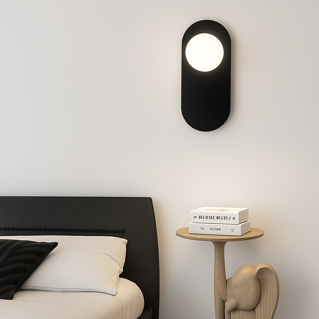 Applique murale LED ovale en métal Katalea - vue 5 sur 7