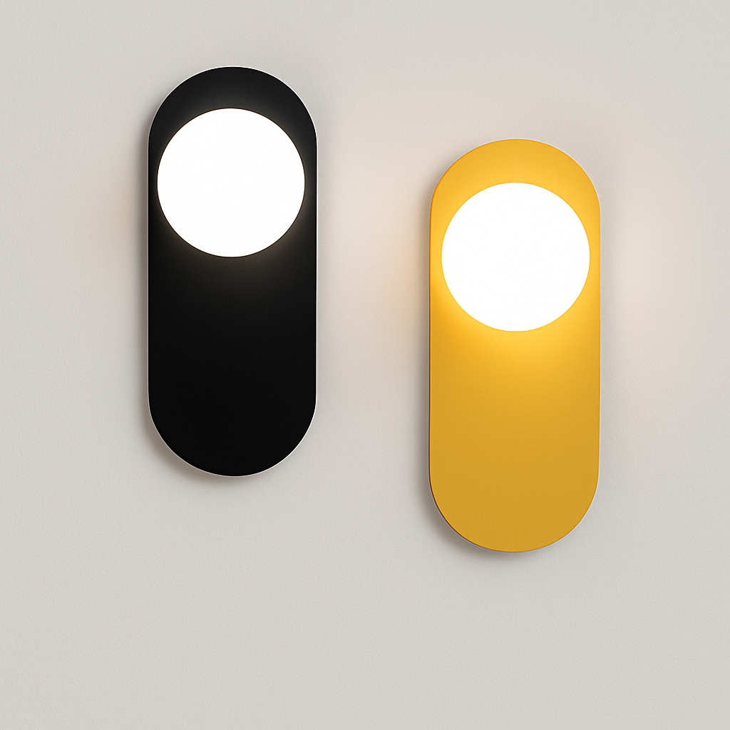 Applique murale LED ovale en métal Katalea - vue 6 sur 7