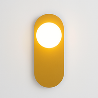 Applique murale LED ovale en métal Katalea