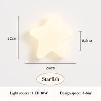 applique murale à led pour chambre d'enfant design moderne