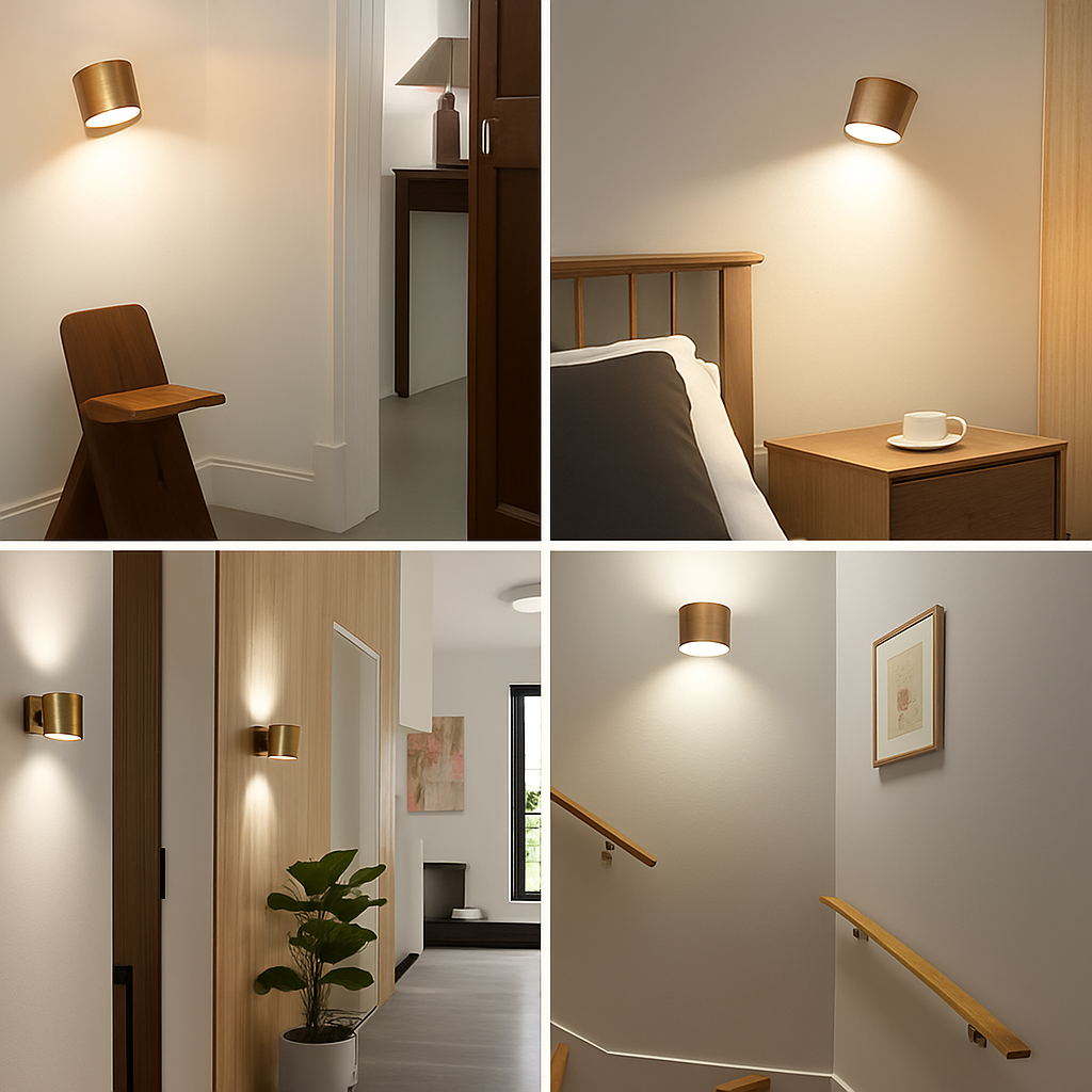 Applique murale LED rechargeable avec télécommande tactile - vue 5 sur 9