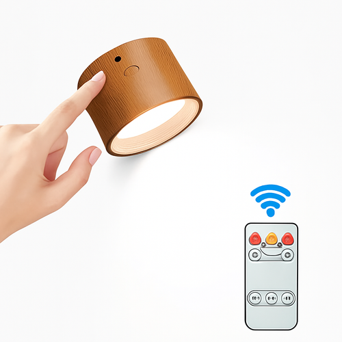 Applique murale LED rechargeable avec télécommande tactile - vue 10 sur 9