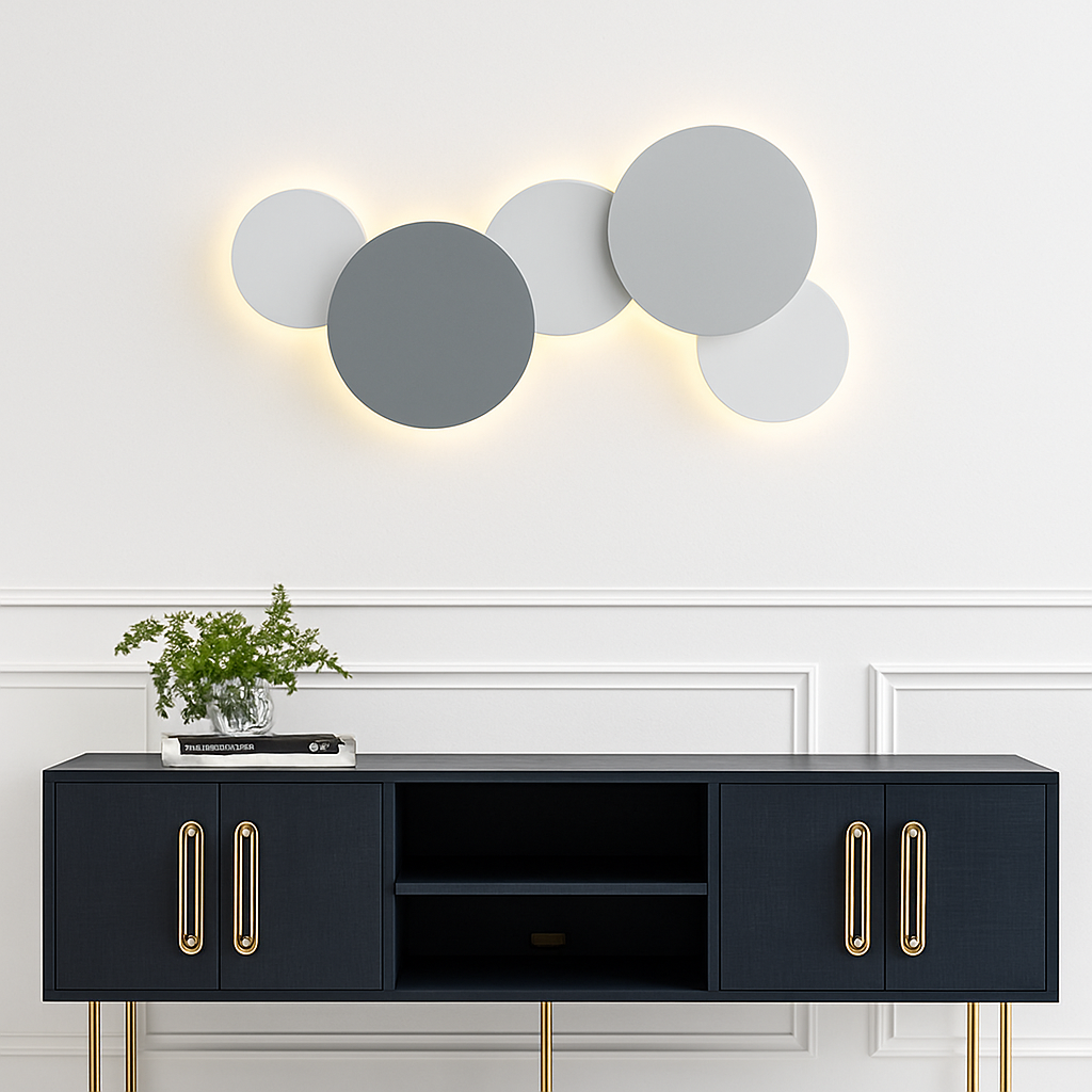 Applique murale LED ronde Eclipse (à l'unité) - vue 3 sur 10