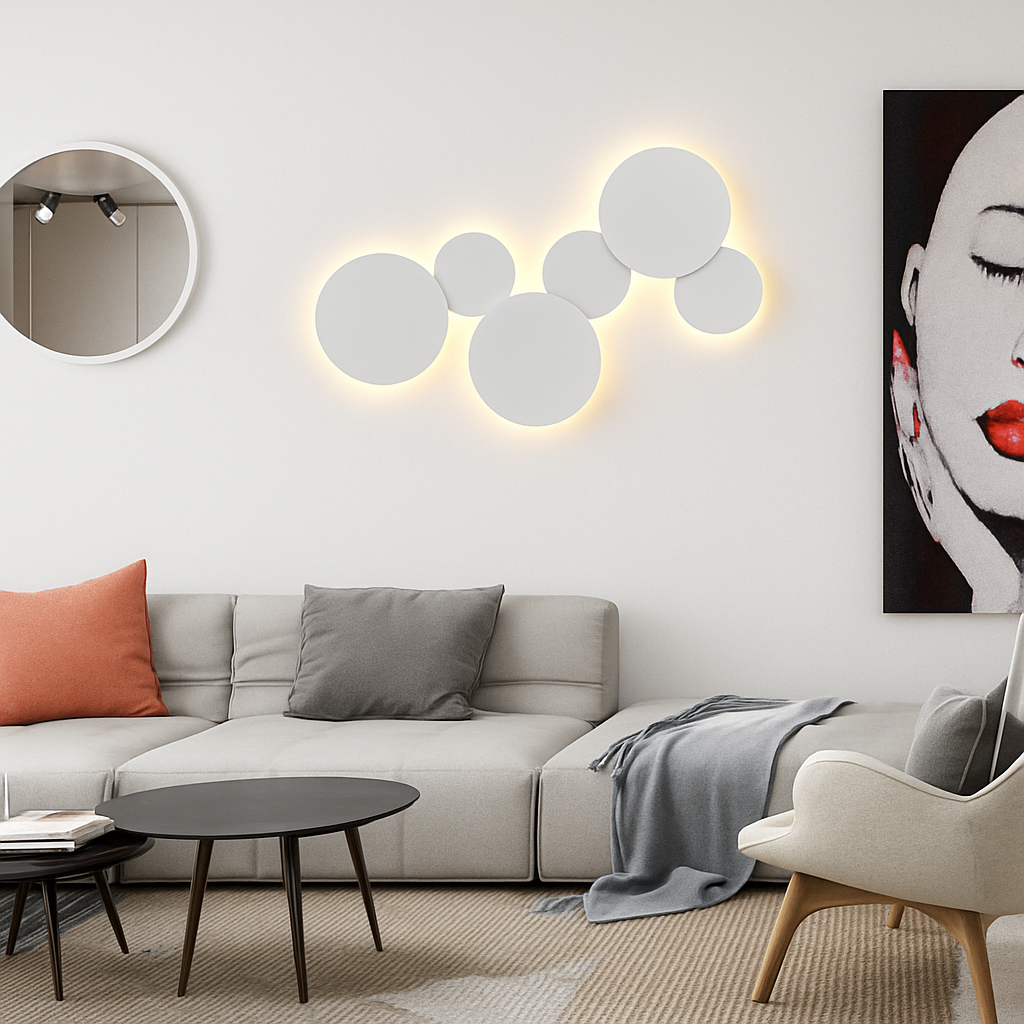 Applique murale LED ronde Eclipse (à l'unité) - vue 4 sur 10