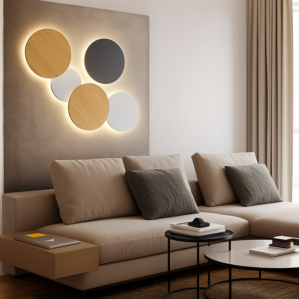 Applique murale LED ronde Eclipse (à l'unité) - vue 6 sur 10