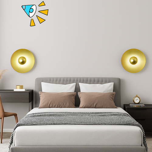 applique murale led ronde moderne pour décoration intérieure éclairage élégant - vue 7 sur 11