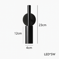 applique murale led rotative avec variateur de température pour lecture