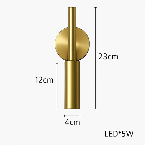 applique murale led rotative avec variateur de température pour lecture - vue 9 sur 8