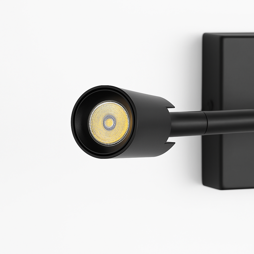 Applique murale Led rotative longue et minimaliste moderne - vue 5 sur 9