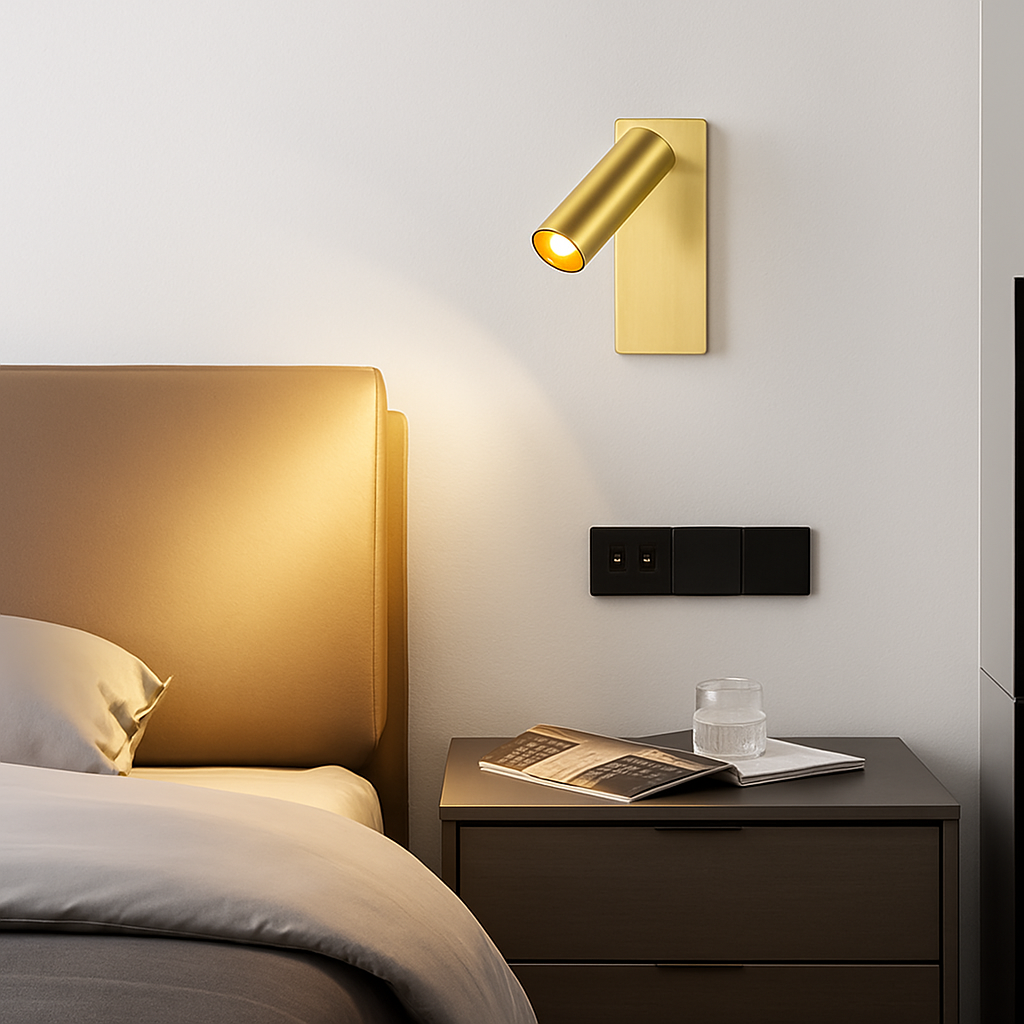 applique murale led rotative moderne pour lecture - vue 6 sur 10