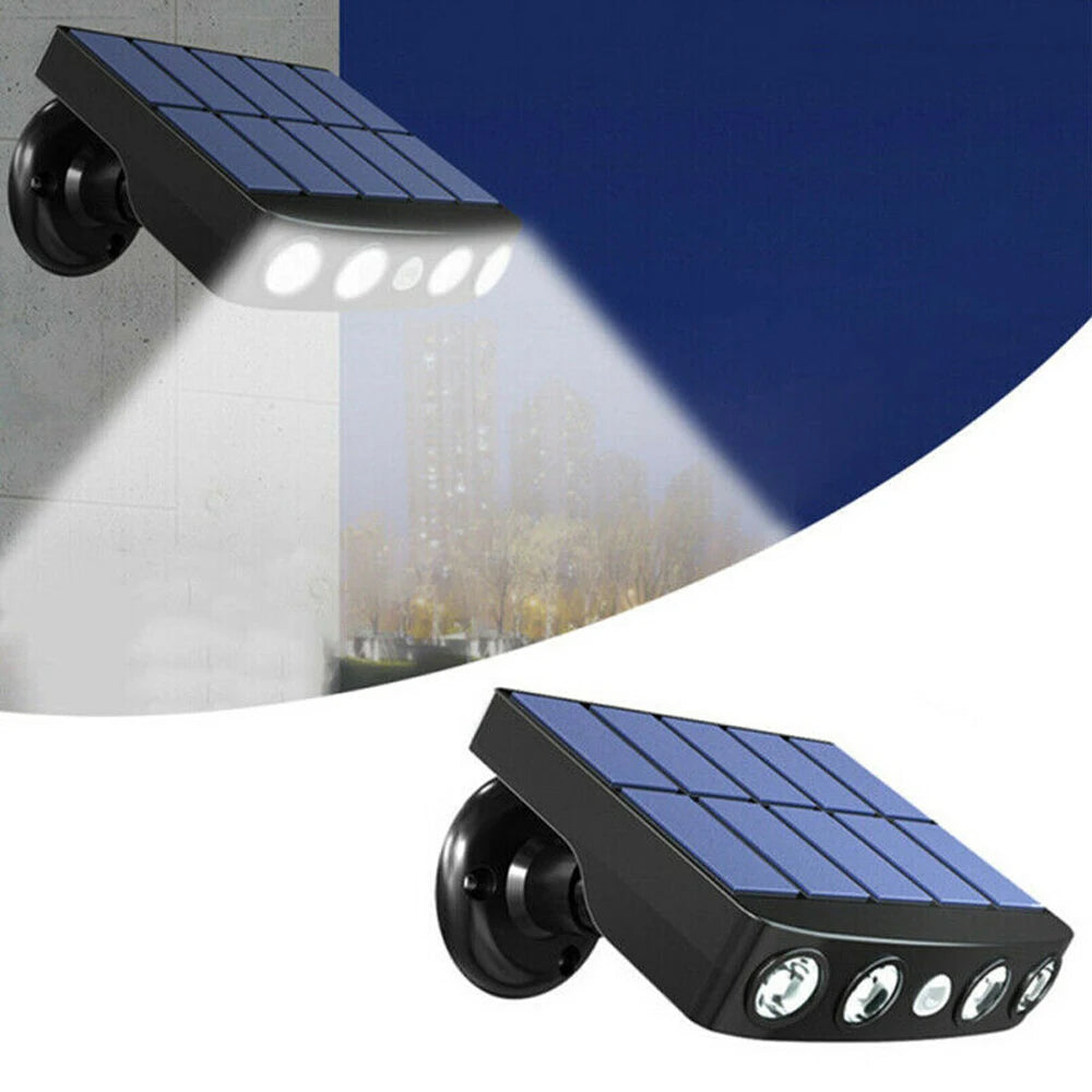 applique murale led solaire avec capteur de mouvement pour extérieur