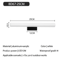 applique murale led étanche pour éclairage moderne intérieur