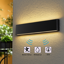 applique murale led étanche pour extérieur en aluminium