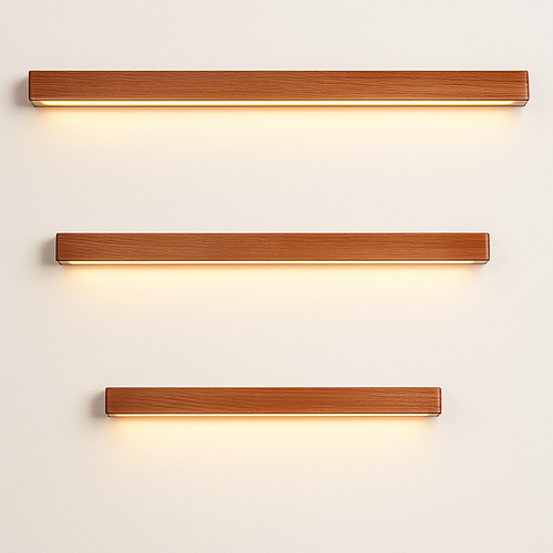 applique murale Longue bande LED en bois - vue 2 sur 10