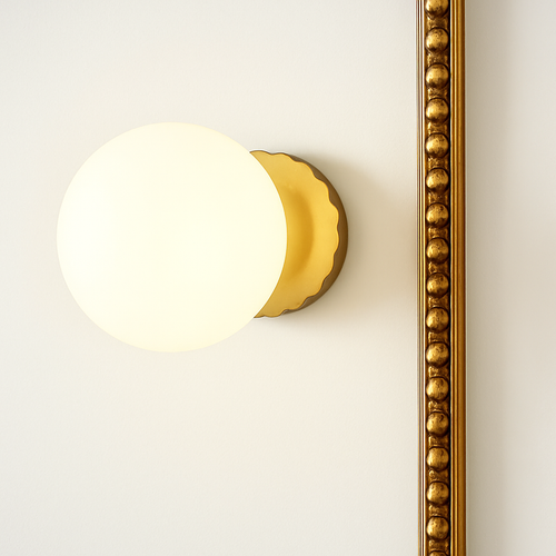applique murale luxe design américain en verre moderne décoratif - vue 3 sur 9