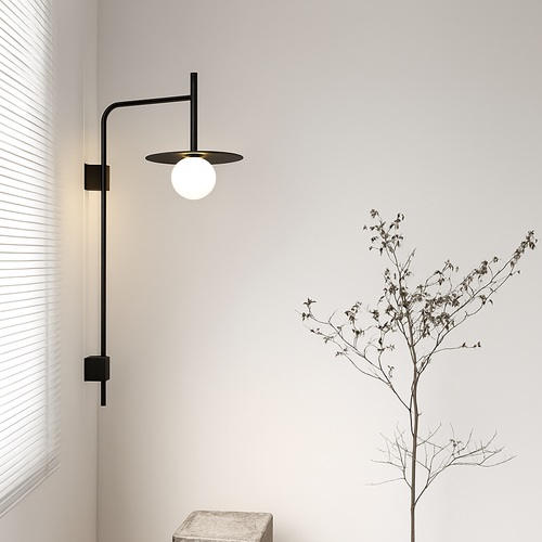applique murale minimaliste à led style industriel rétro