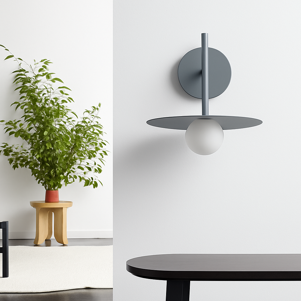 applique murale minimaliste à led style industriel rétro - vue 5 sur 12