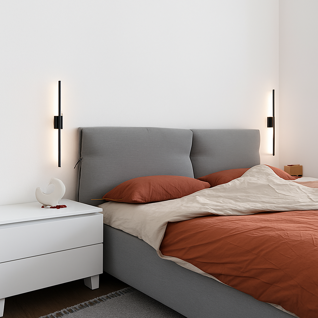 applique murale minimalistes led longue bande pour hôtel - vue 3 sur 8
