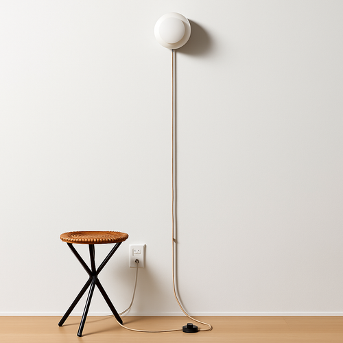 applique murale moderne boule avec interrupteur décoratif intérieur - vue 3 sur 8