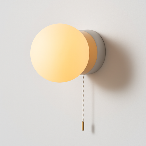 applique murale moderne boule avec interrupteur décoratif intérieur - vue 5 sur 8