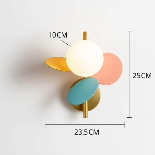 Applique murale moderne coloré pour enfant Clover - vue 10 sur 10