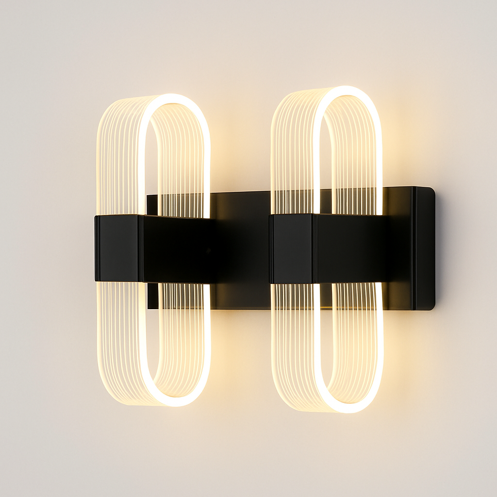applique murale moderne en acrylique design nordique led décorative - vue 8 sur 21