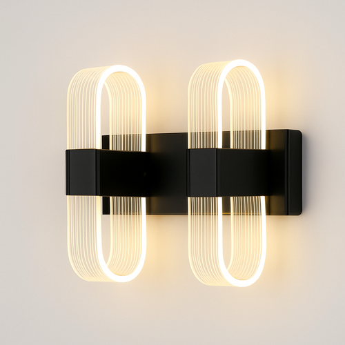 applique murale moderne en acrylique design nordique led décorative - vue 9 sur 21