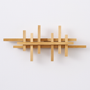 applique murale moderne en bois avec éclairage led décoratif