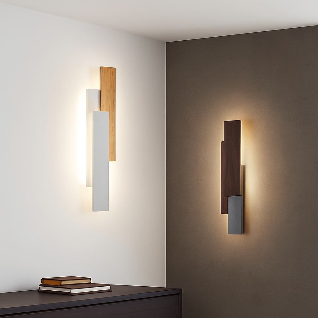 Applique murale moderne en bois naturel - vue 3 sur 12