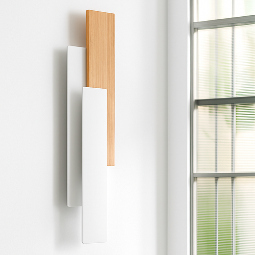 Applique murale moderne en bois naturel - vue 5 sur 12