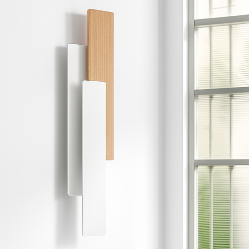 Applique murale moderne en bois naturel - vue 4 sur 12