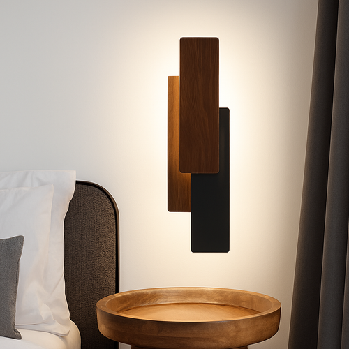 Applique murale moderne en bois naturel - vue 6 sur 12