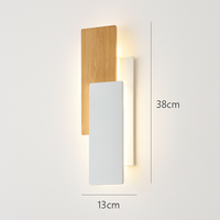 Applique murale moderne en bois naturel