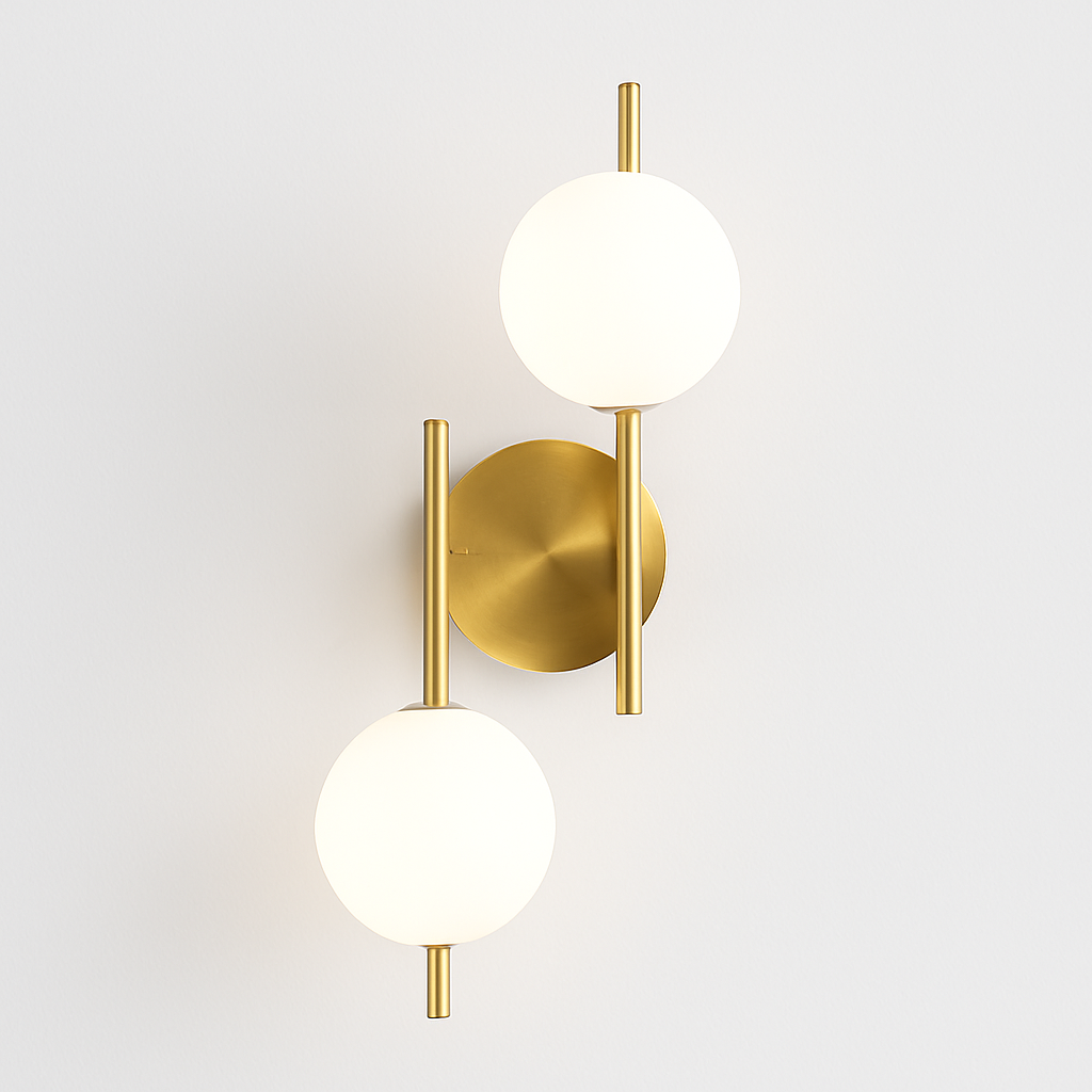 applique murale moderne en boule de verre design créatif et élégant - vue 6 sur 9