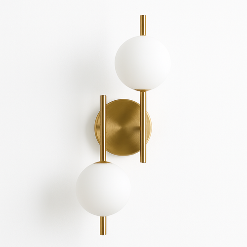 applique murale moderne en boule de verre design créatif et élégant - vue 2 sur 9