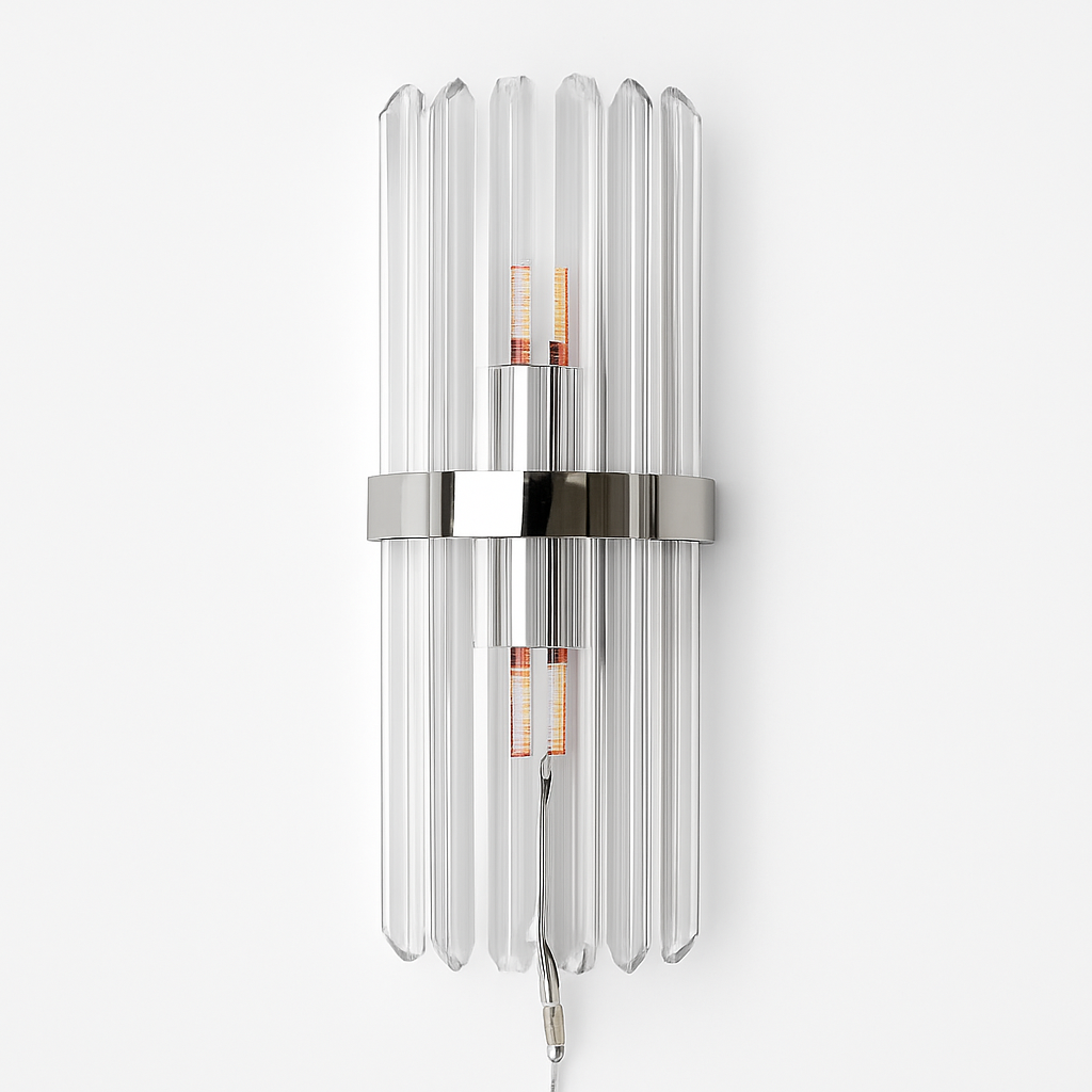 applique murale moderne en cristal de luxe led luminarias - vue 3 sur 7