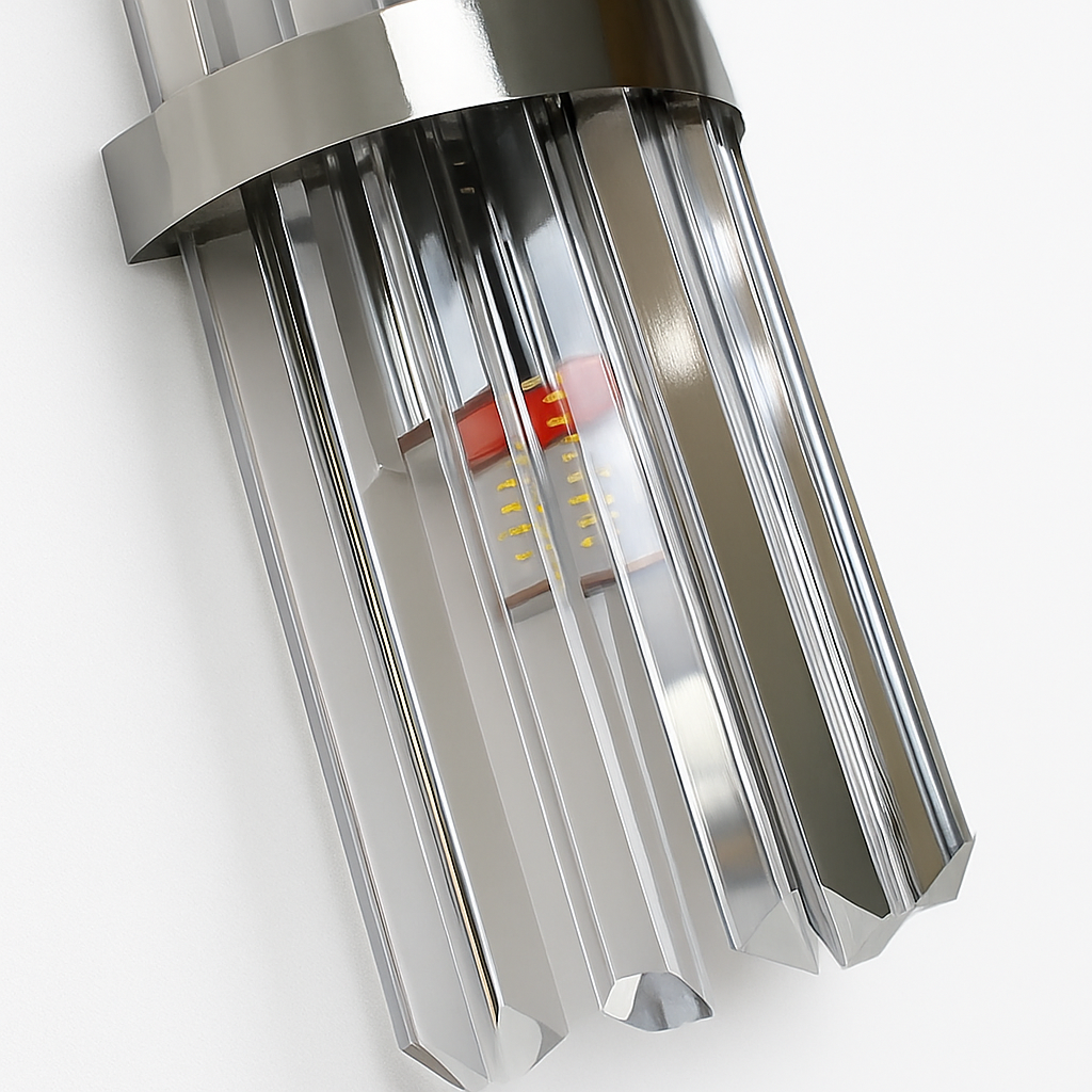 applique murale moderne en cristal de luxe led luminarias - vue 5 sur 7