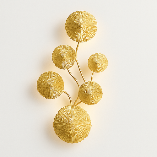 Applique murale moderne en forme de feuille de Lotus - vue 4 sur 10