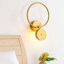 Applique murale moderne en métal rond Harlow