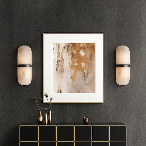 applique murale moderne en marbre pour intérieur élégant - vue 6 sur 7
