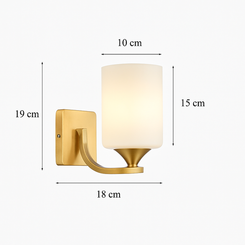 applique murale moderne en verre de luxe art déco - vue 16 sur 21