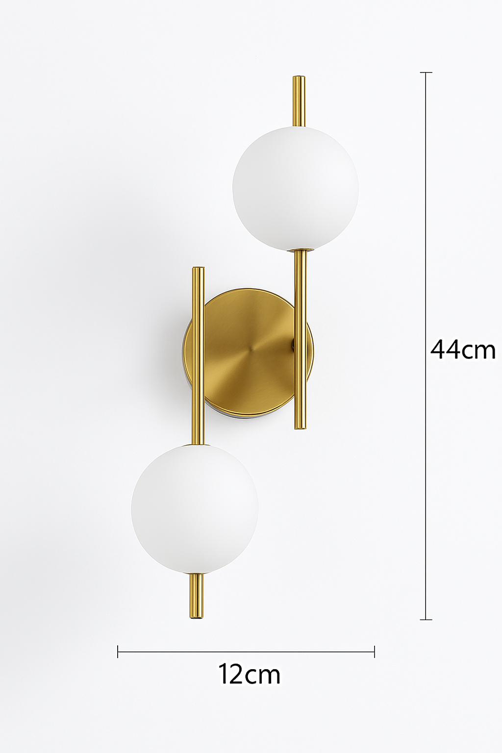 applique murale moderne en verre à led design créatif - vue 7 sur 10