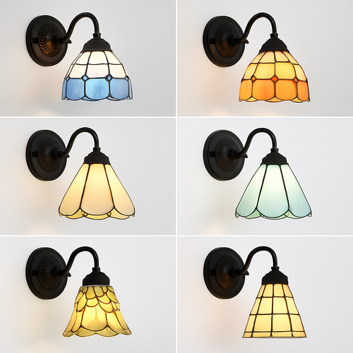 applique murale moderne en verre minimaliste avec éclairage LED - vue 3 sur 15